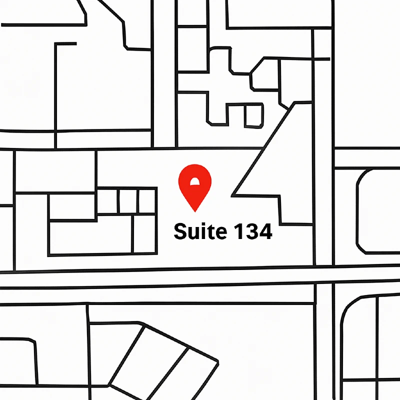Map to 10139 Pines Blvd, Suite 134